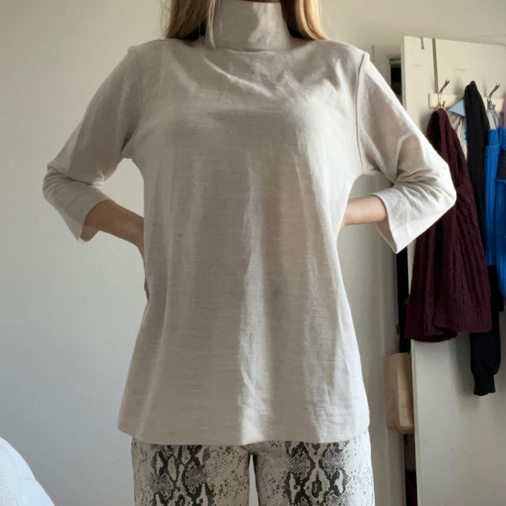 Zara Collection Beige Sweater Turtleneck